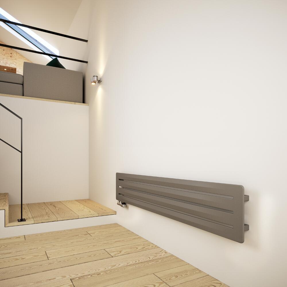 Terma Aero - Stone Horizontal Designer Radiator 325mm x 1800mm