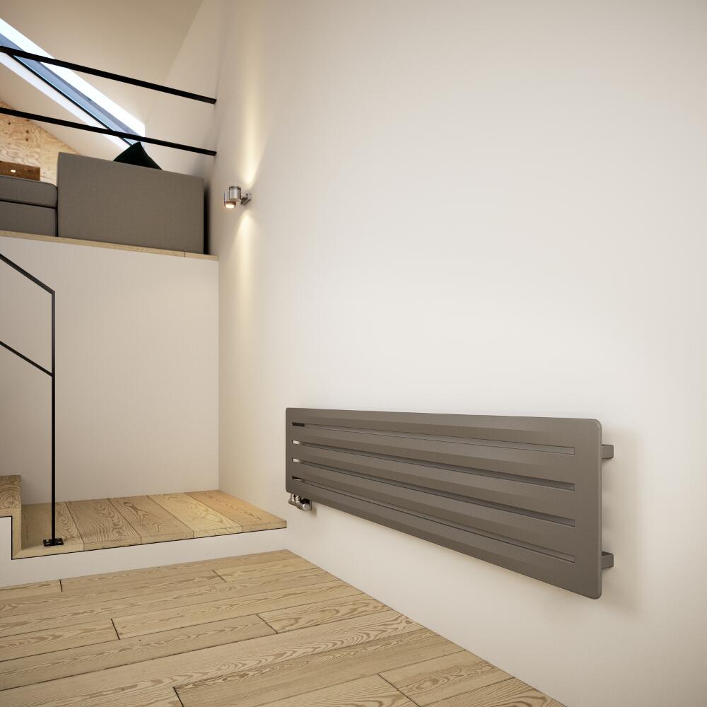 Terma Aero - Stone Horiztonal Designer Radiator 410mm x 1800mm