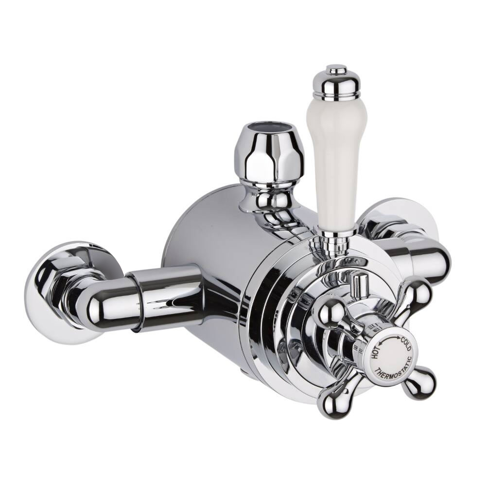 Milano Victoria Traditional Dual Control Exposed Thermostatic Shower Valve
