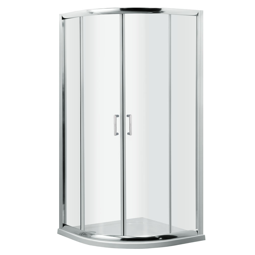 Milano Portland Complete Quadrant Shower Enclosure With Tray & Waste 800mm