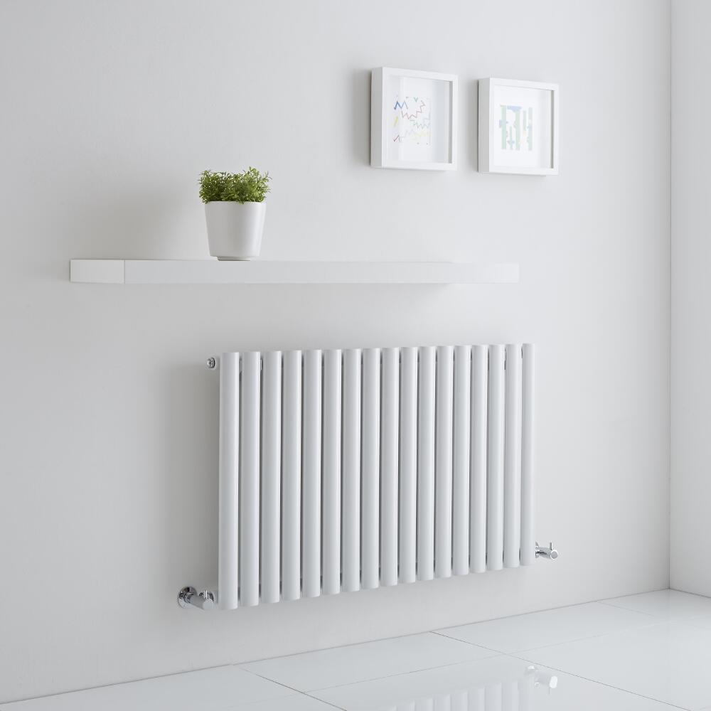 Milano Aruba Aiko - White Horizontal Designer Radiator - 600mm x 1000mm