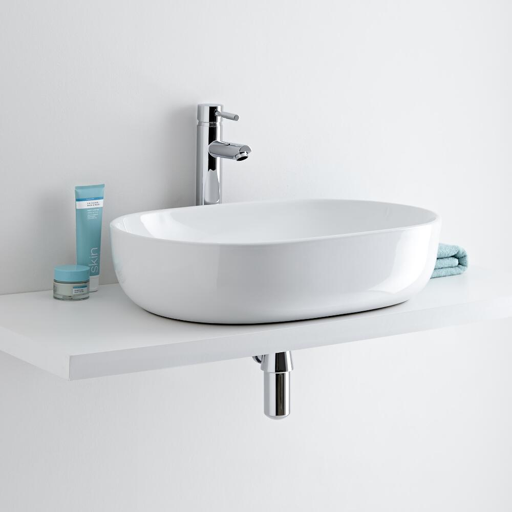 Milano Overton - Oval Ceramic Countertop Basin 590 x 410mm