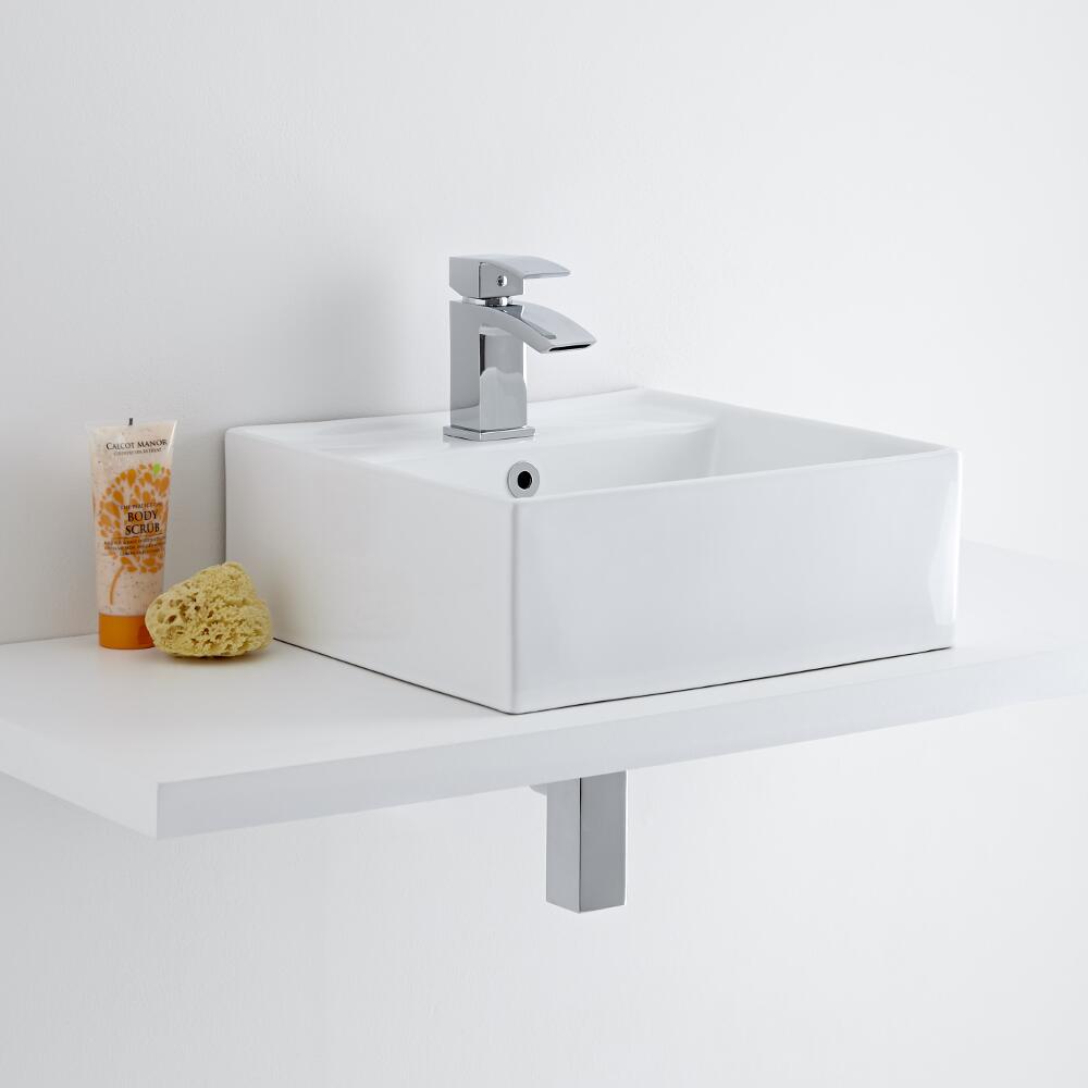 Milano Dalton - Ceramic Countertop Basin 410 x 410mm