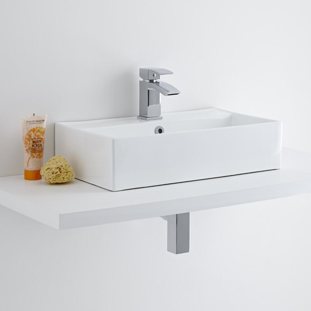 Milano Dalton - Ceramic Countertop Basin 550 x 315mm
