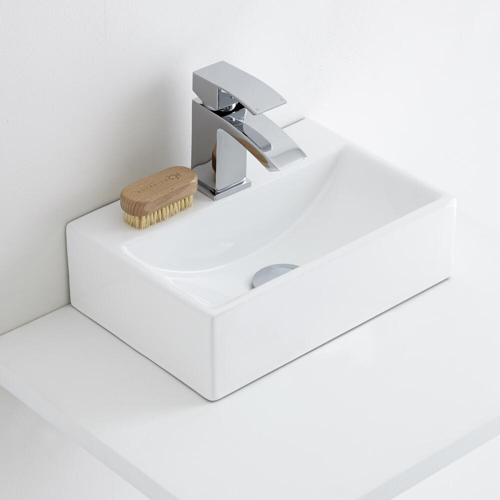 Milano Elswick - Ceramic Countertop Basin 360 x 250mm