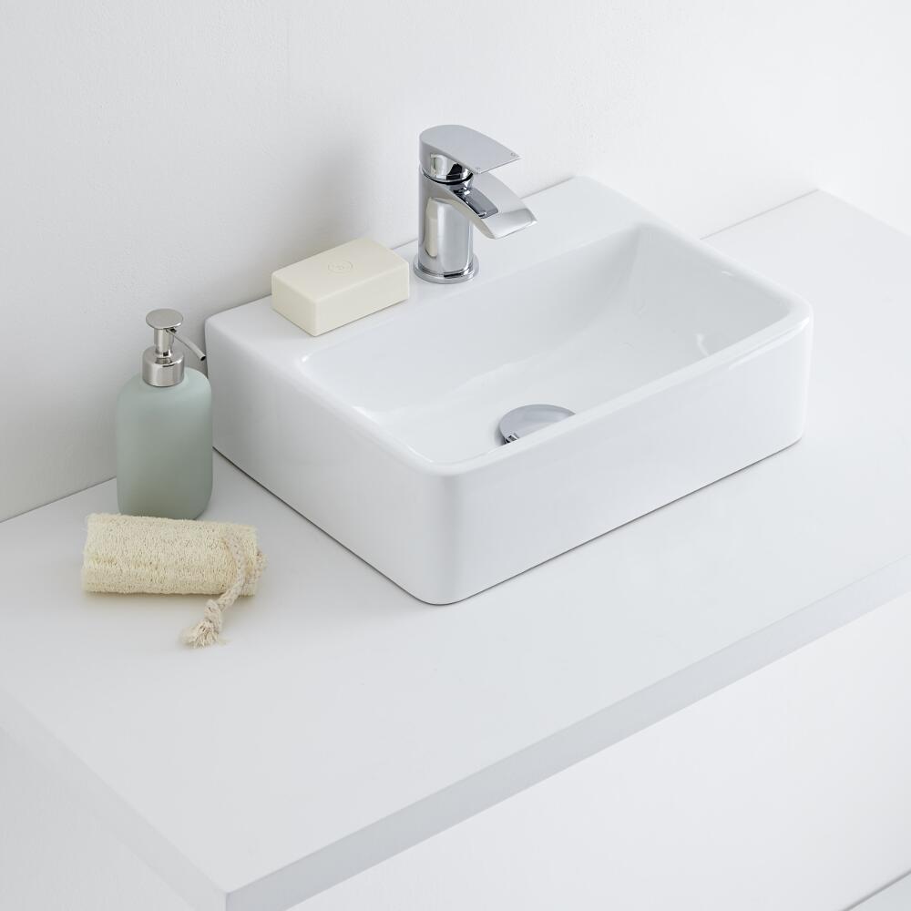 Milano Farington - Ceramic Countertop Basin 400 x 295mm
