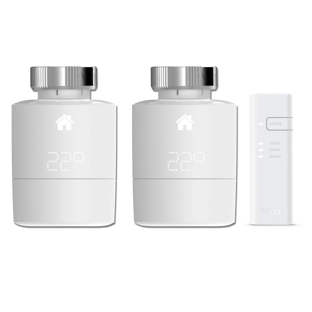 Tado - Smart Radiator Thermostat Kit - Horizontal