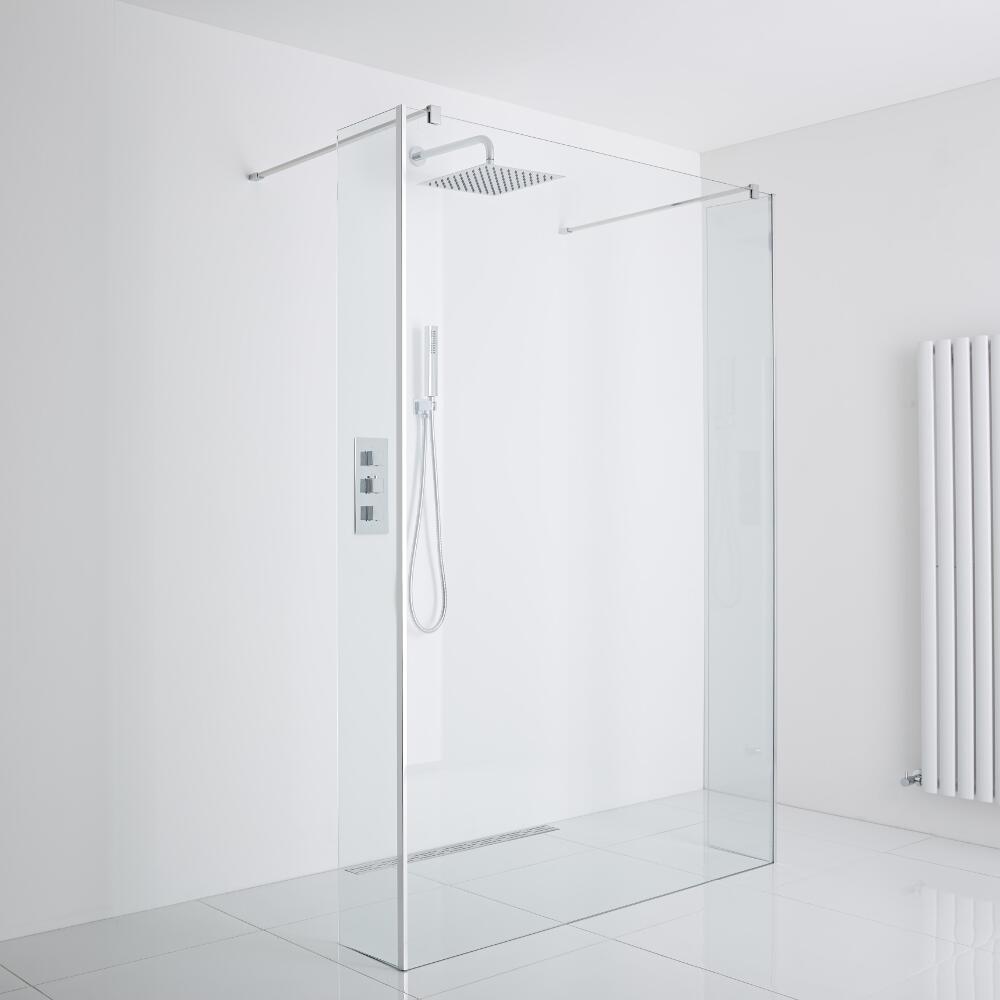 Milano Wet-Room Shower Enclosure inc Drain ( 1200 mm )