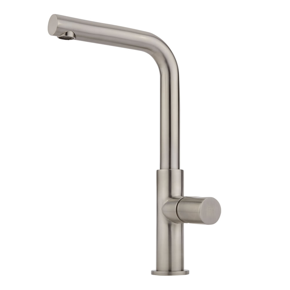 Milano Bomere Mono Basin Mixer - Stainless Handle