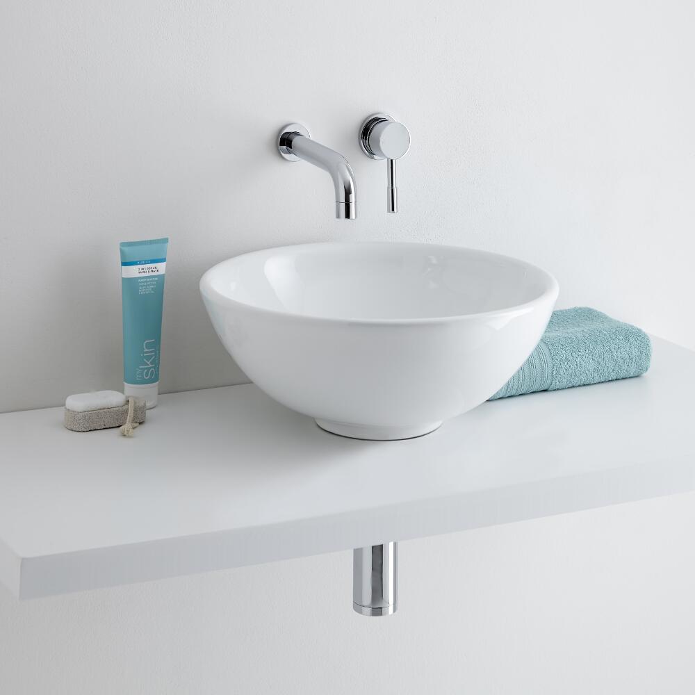 Milano Irwell 400mm Countertop Basin with Tap