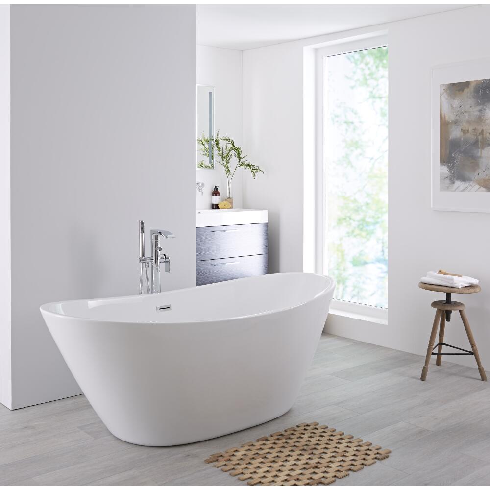 Milano Irwell - 1700mm x 785mm Double Ended Freestanding Bath
