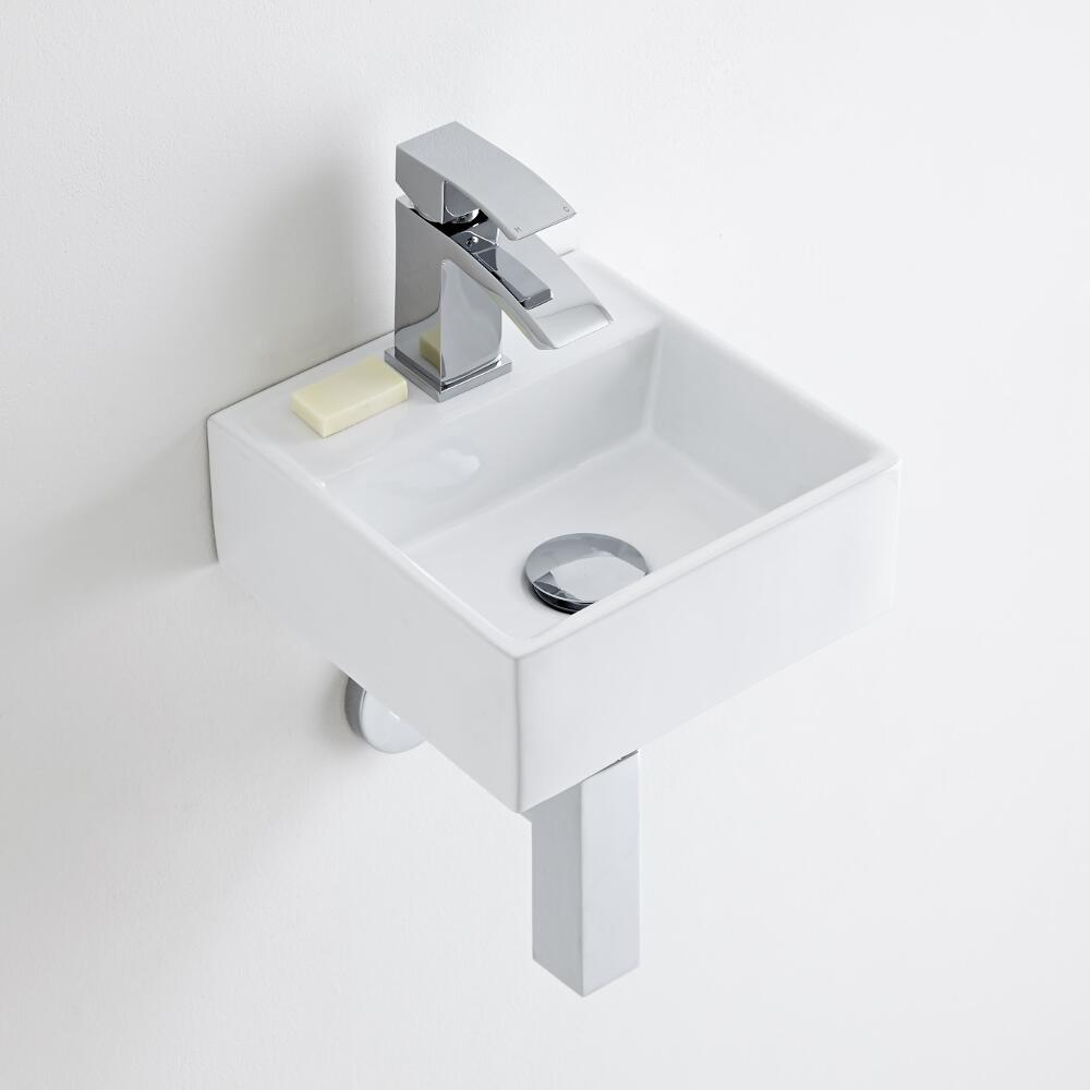 Milano Dalton - Ceramic Wall Hung Basin 280 x 280mm