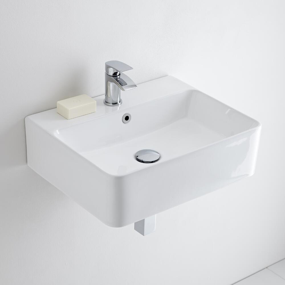 Milano Farington - Ceramic Wall Hung Basin 520 x 420mm