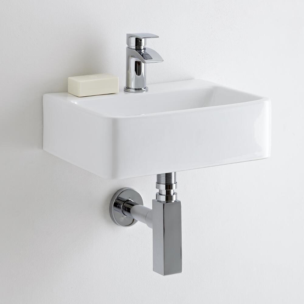 Milano Farington - Ceramic Wall Hung Basin 400 x 295mm