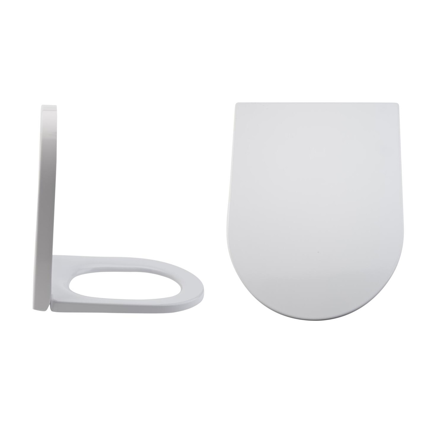 Milano Rivington - Soft-Close Quick Release Top Fix Toilet Seat - 445mm x 360mm