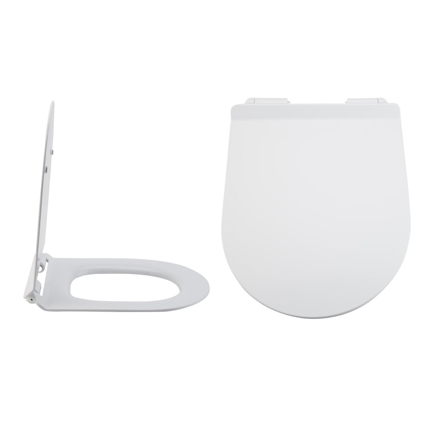 Milano Overton Soft-Close Duroplast Seat, Quick Release, Top-Fix