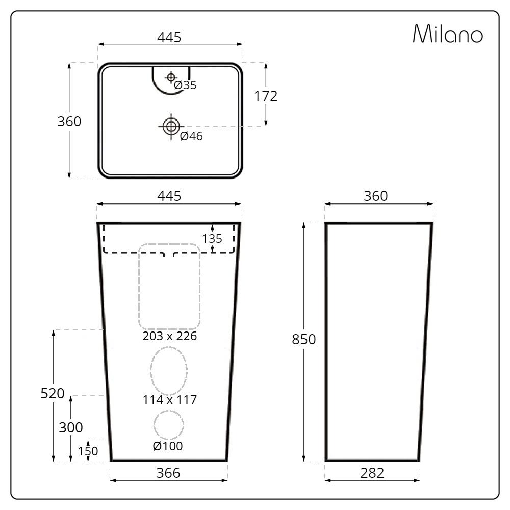 product dimensions