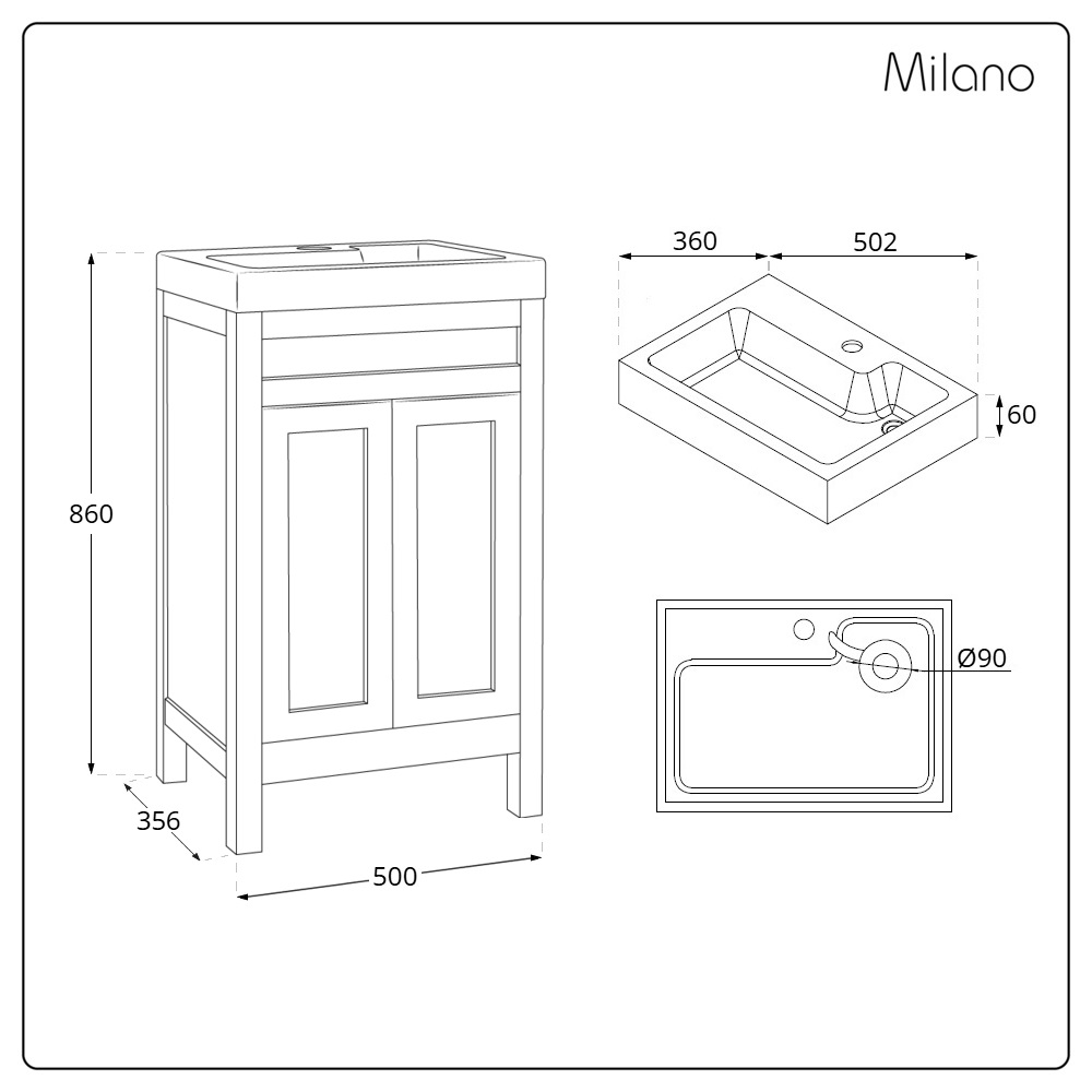 product dimensions