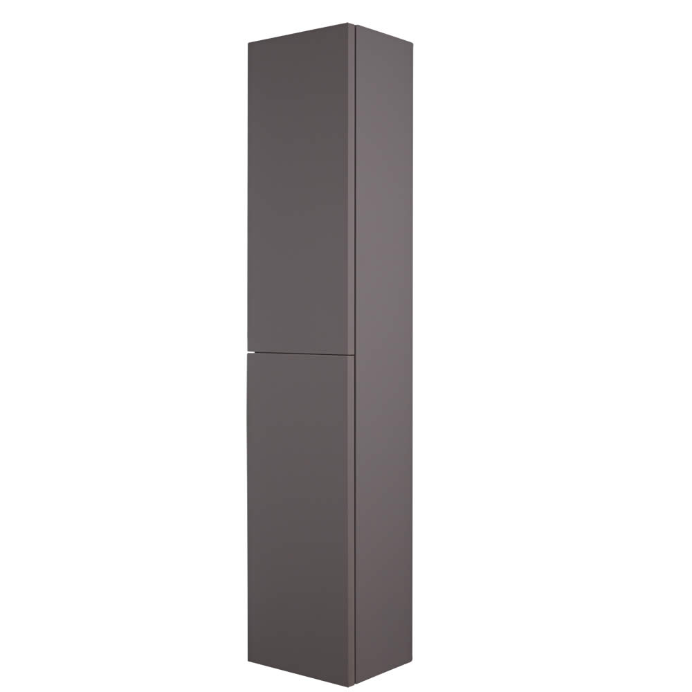 Milano Oxley - 350x1500mm Closed Storage Unit - Matt Grey