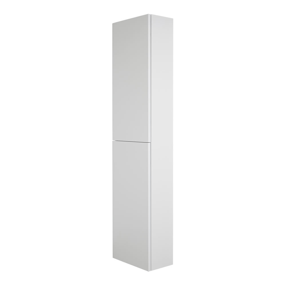 Milano Oxley - 350x1500mm Closed Storage Unit - Matt White