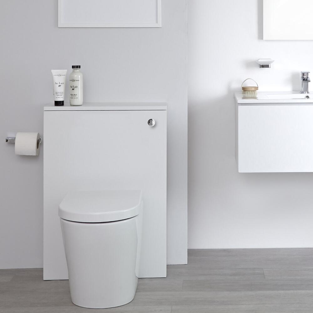 Milano Oxley - White 600mm WC Unit