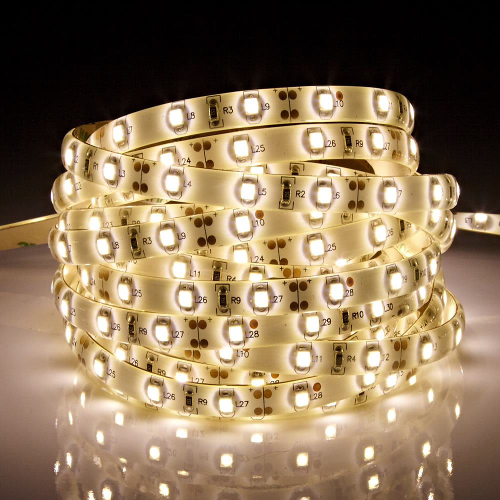 Biard LED IP65 5m 3528 Strip Light - Warm White