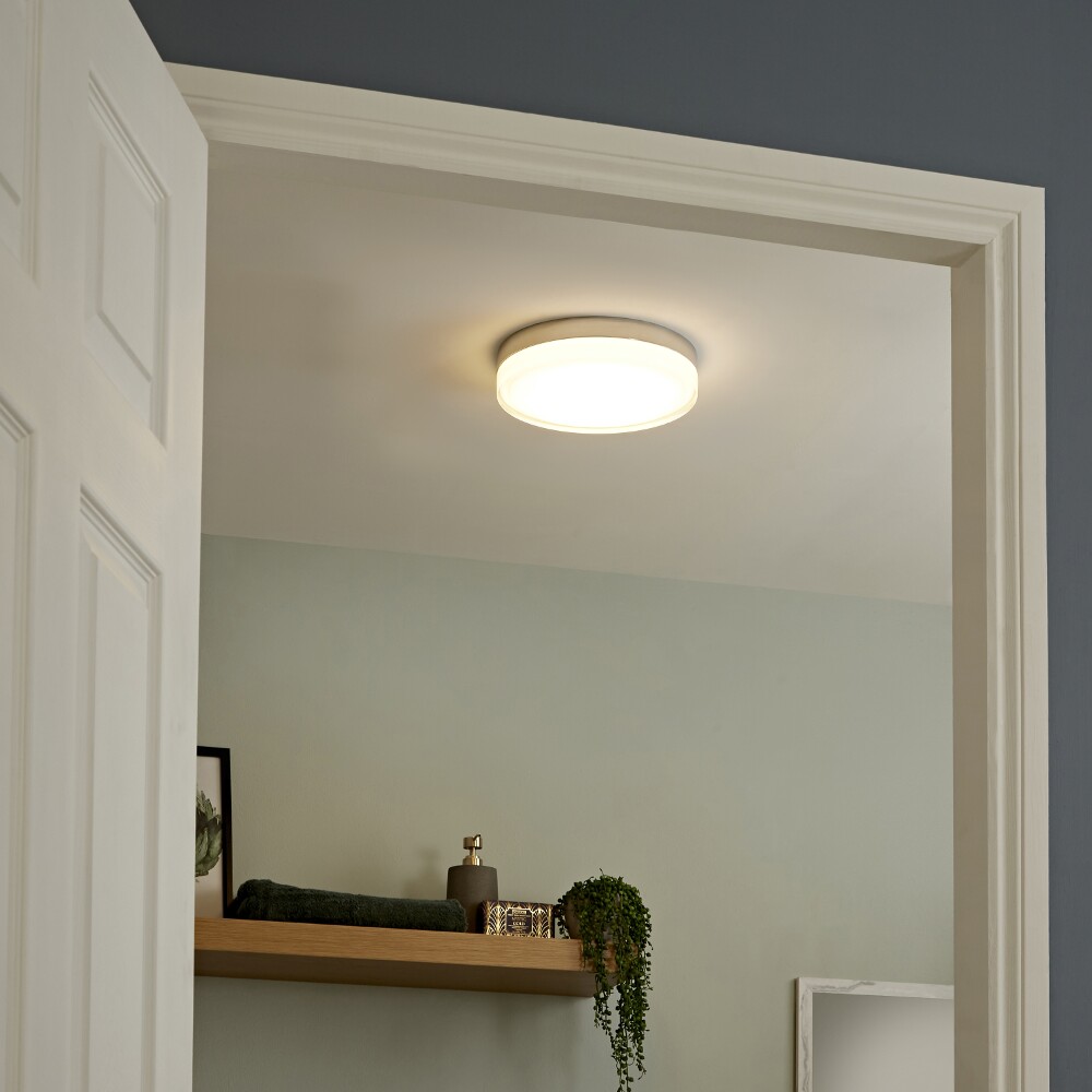 Milano Fischa LED Bathroom Ceiling Light