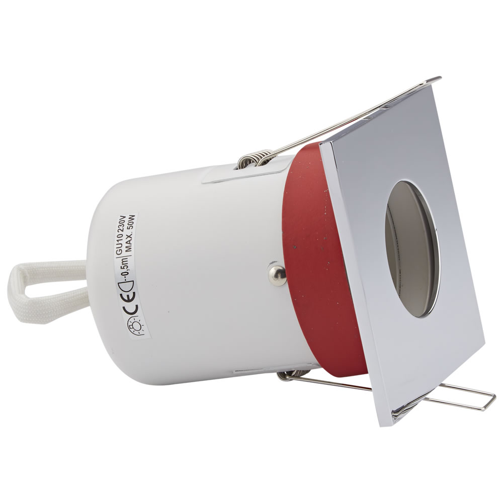 Biard IP20 Fire Rated Downlight with Removable Bezel - Square