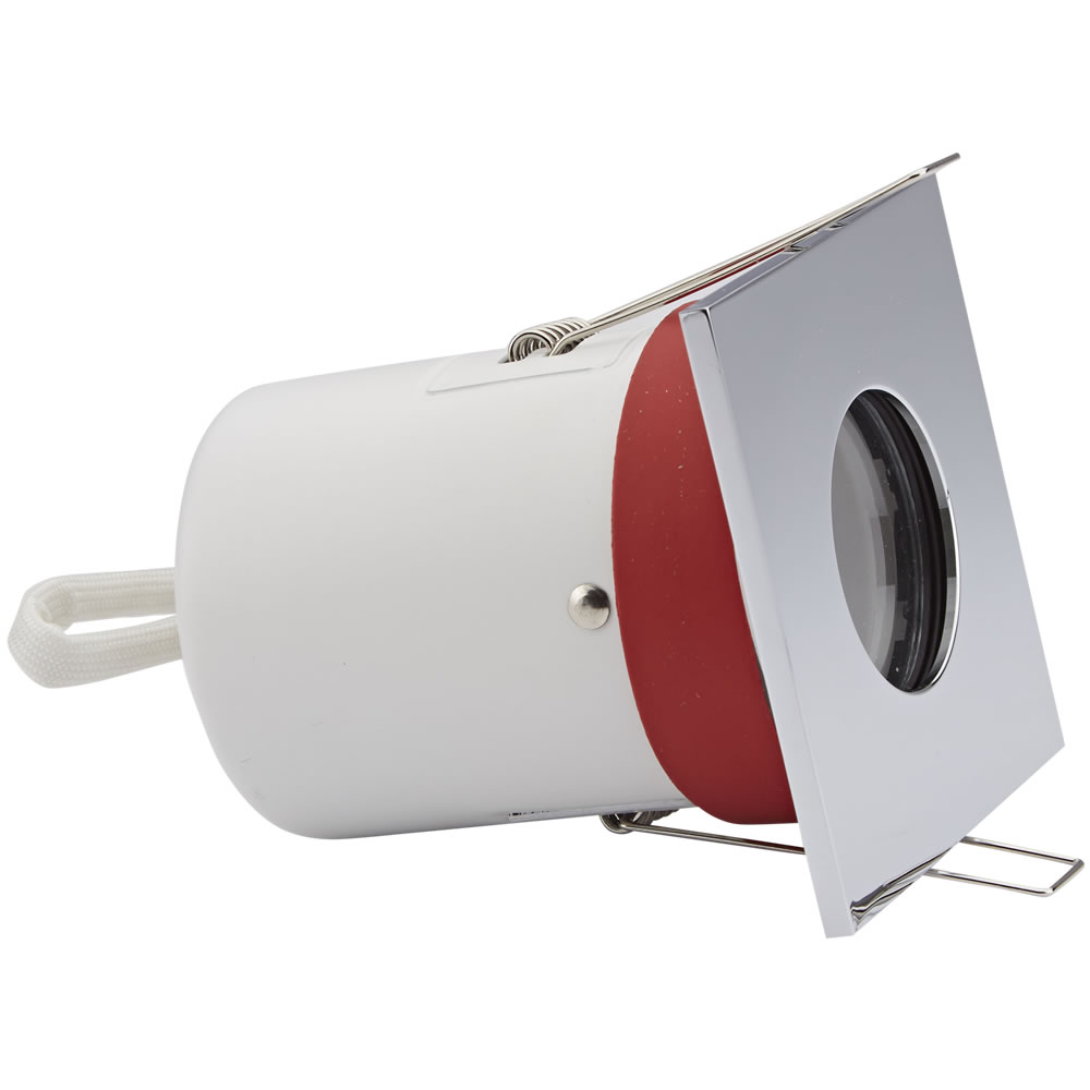 Biard Bathroom IP65 Fire Rated GU10 downlight with Changeable Square Bezel