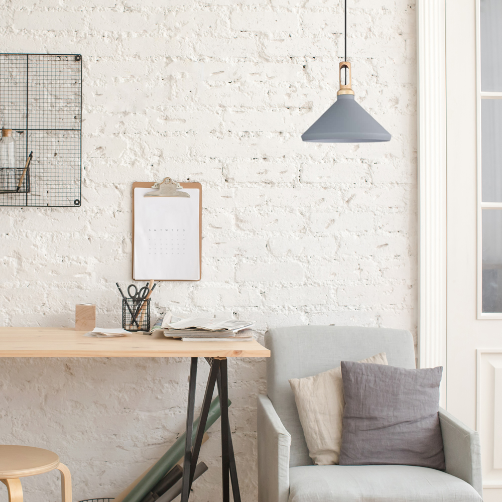 Biard Orlu Grey Pendant Light