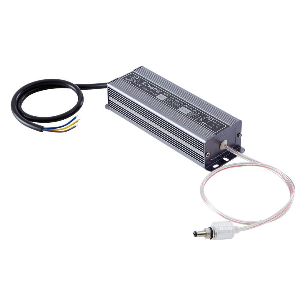 Biard 60W 12VDC Rainproof LED LED Driver/Transformer