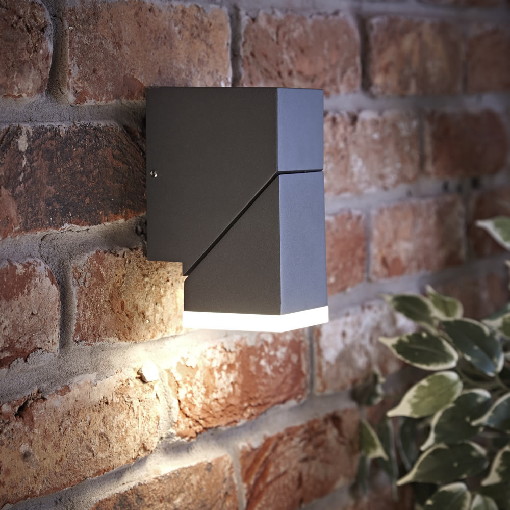 Biard Ziersdorf LED Adjustable Up or Down Light Square - Anthracite