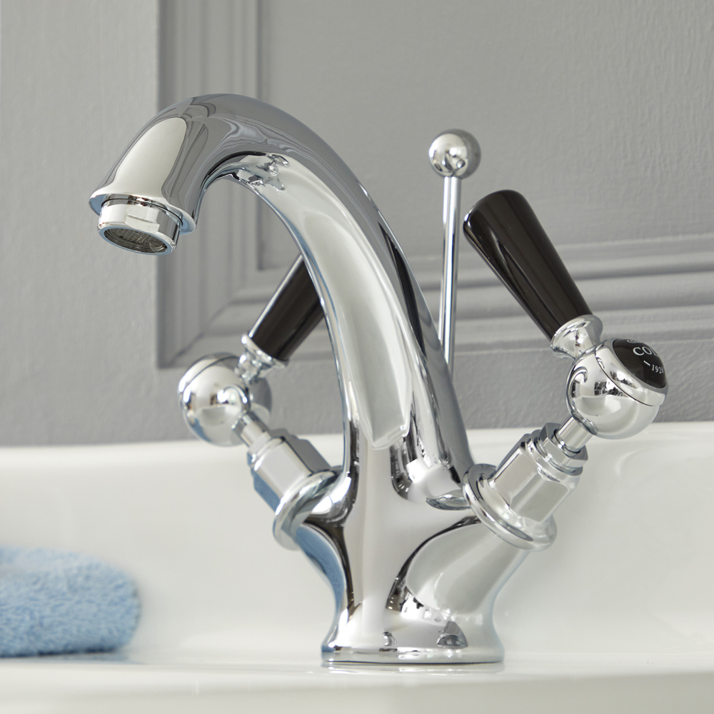 Milano Elizabeth - Traditional Lever Mono Basin Mixer Tap - Chrome and