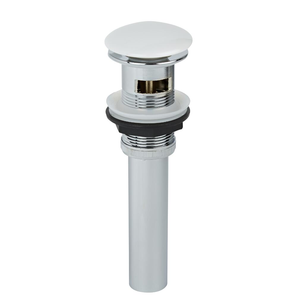 Milano White Capped Counter Top Basin Waste