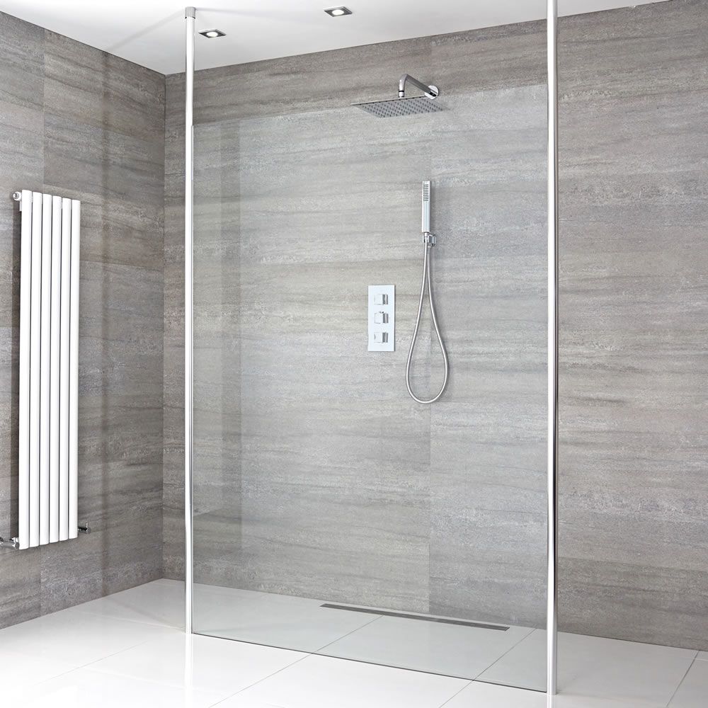 Milano Alto Floating Wet Room Shower, Bathtub Size Shower Panel Do I Need