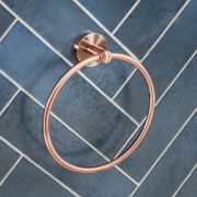 Milano Eris - Modern Towel Ring - Copper