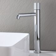 Milano Lune - Modern High Rise Mono Basin Mixer Tap - Choice of Finish