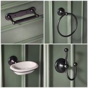Milano Elizabeth - Traditional 4 Piece Black Accessory Pack