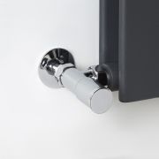 Milano - Chrome Radiator Valves - 15mm Copper Adapters