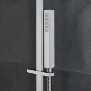 Milano Arvo - Minimalist Square ABS Hand Shower - Chrome