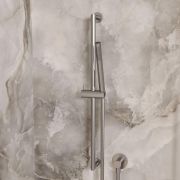 Crosswater 3ONE6 - Slide Rail Shower Kit with Wall Outlet - Choice of Finish