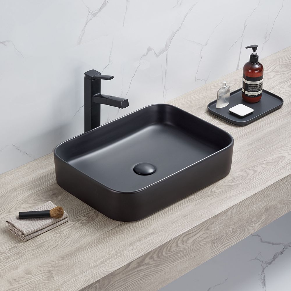 Milano Elements - Rectangular Countertop Basin - 505mm x 370mm (No Tap ...