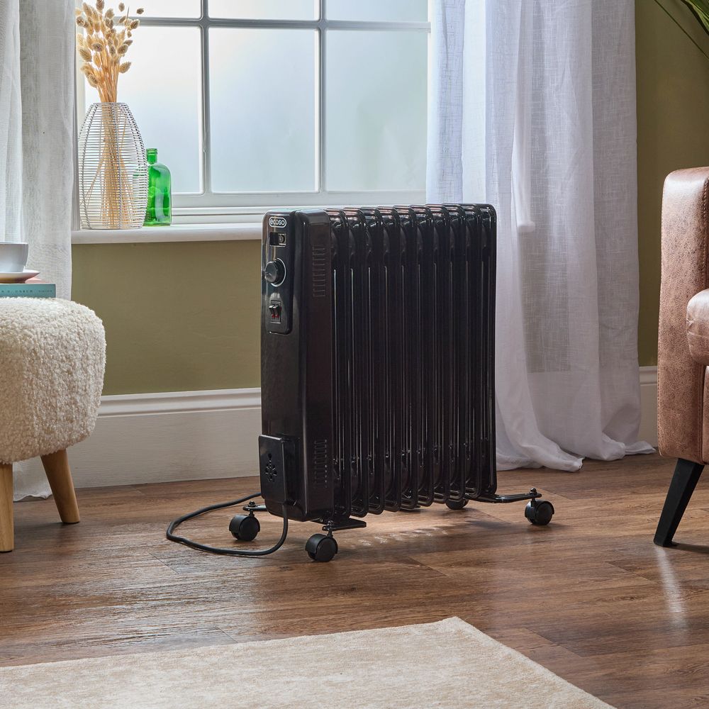 Portable Electrical Radiator ECOSO Lio - Modern Electric Portable Oil Filled Radiator - Choice of ...