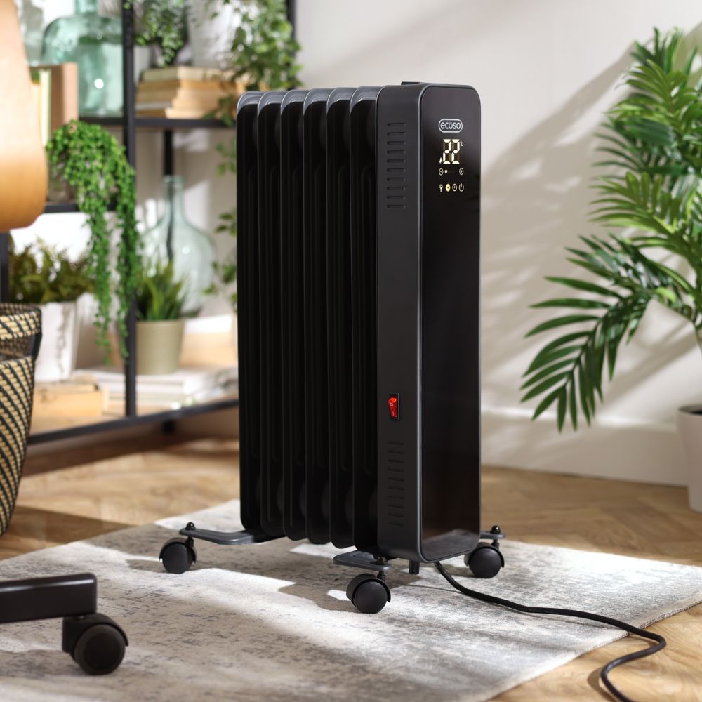 Ecoso Radiator ECOSO Kylo - Smart Electric Portable Oil Filled Radiator - Choice of ...