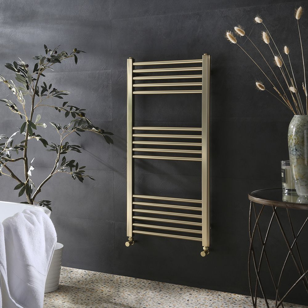 European heated towel rack top