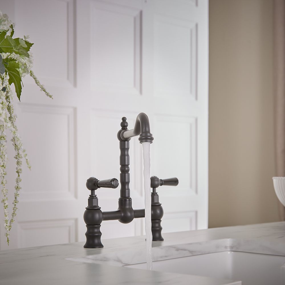 Milano Elizabeth - Classic Bridge Kitchen Mixer Tap - Choice of Finish