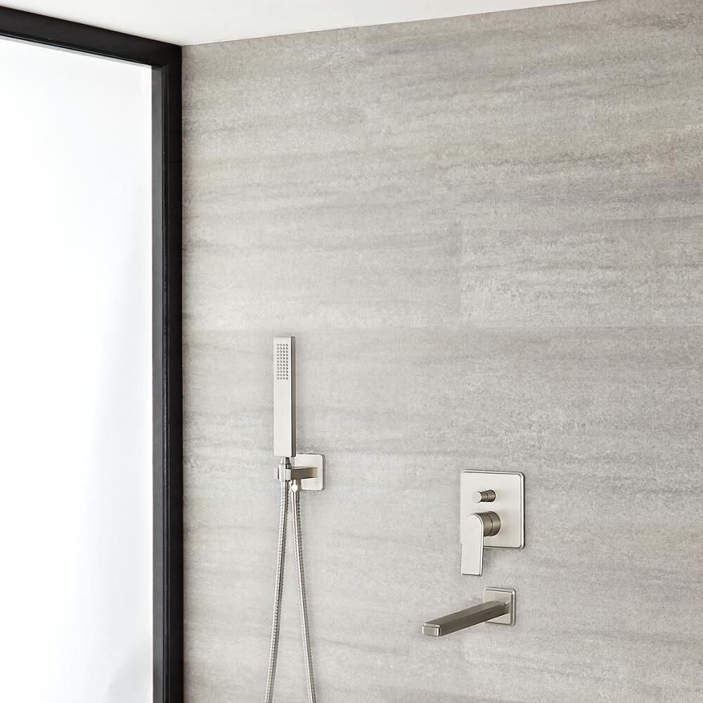 Milano - Hunston - Modern Wall Mounted Bath Or Basin Mixer Tap