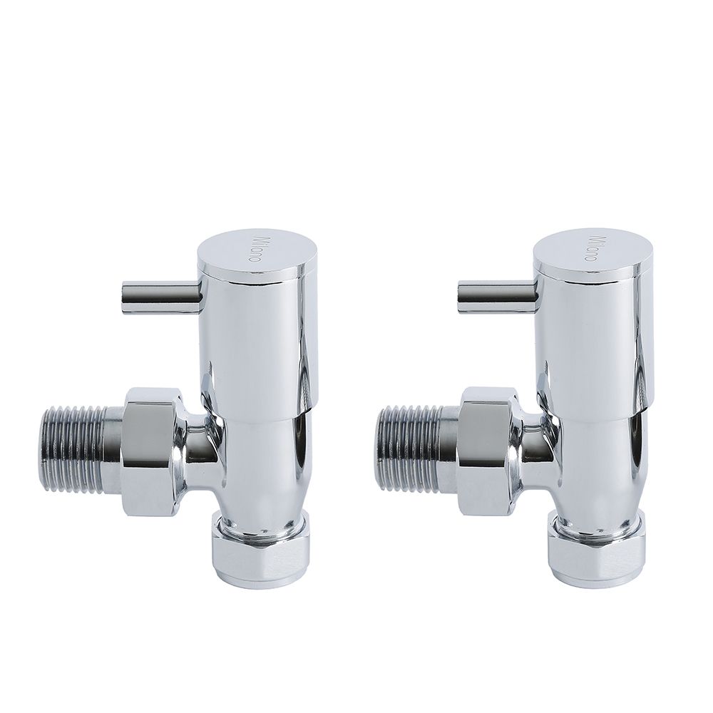 Sterling - Chrome Angled Radiator Valves (Pair