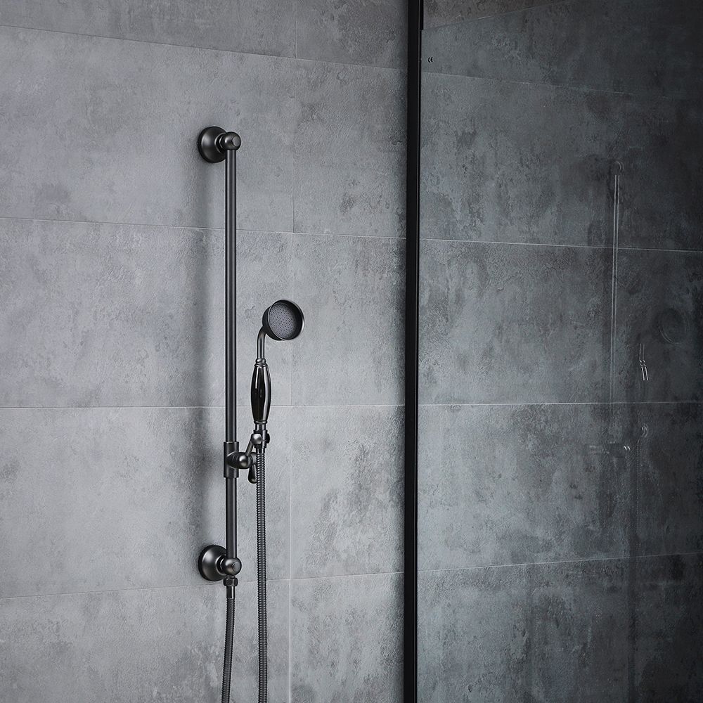 Milano Elizabeth - Traditional Riser Rail Kit with Hand Shower and ...