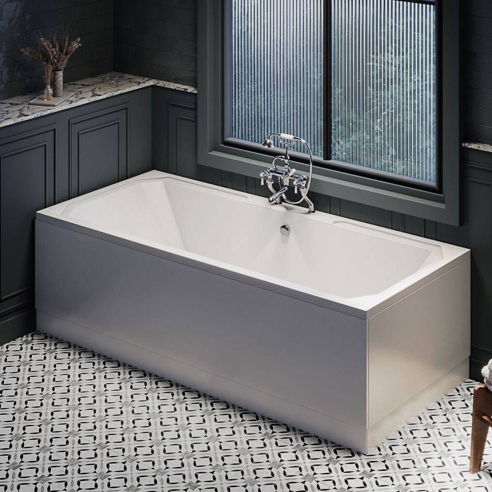 Milano Richmond - 1800mm x 800mm Traditional Art Deco Double Ended ...